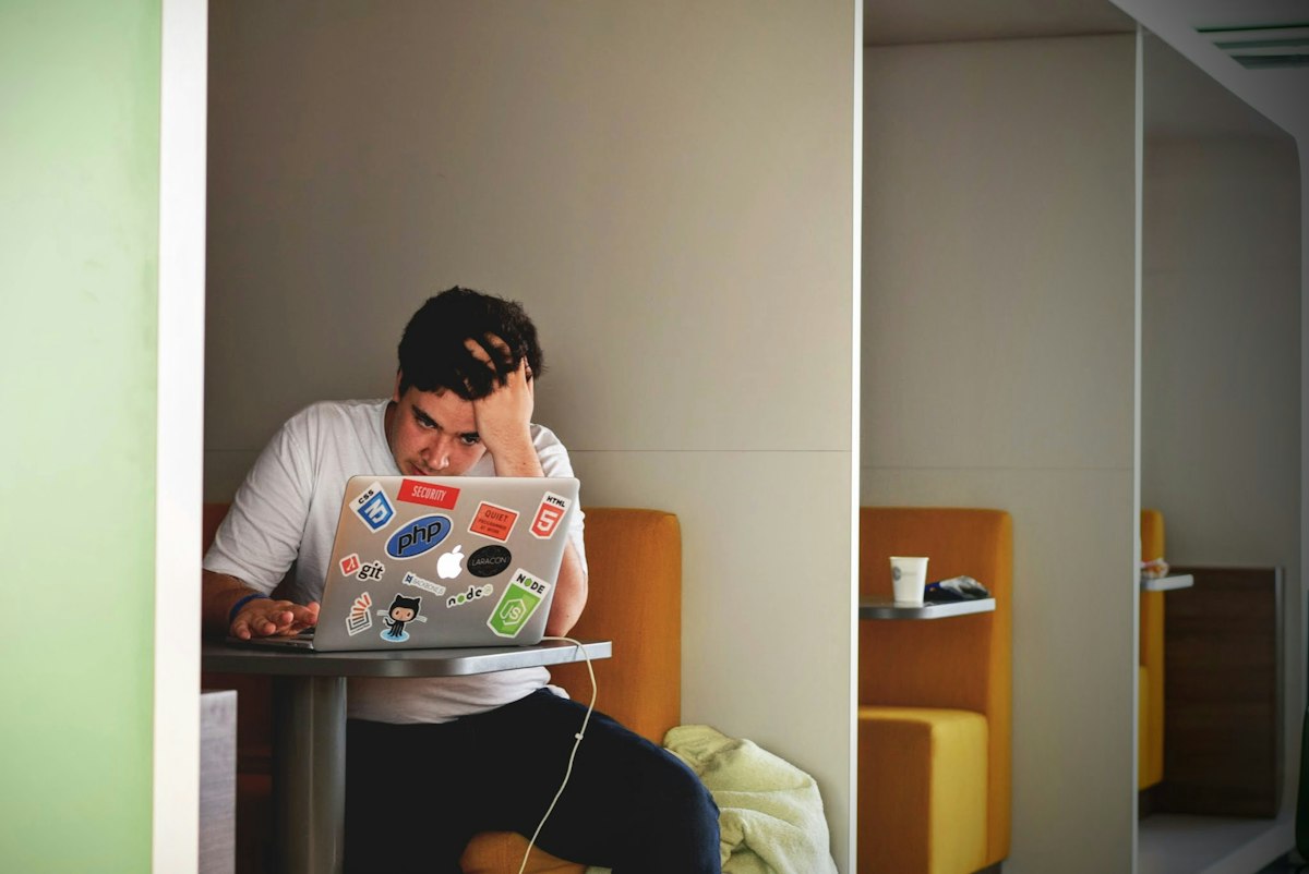 Student checking the result on a laptop — BISE Rawalpindi intermediate result by roll number and name